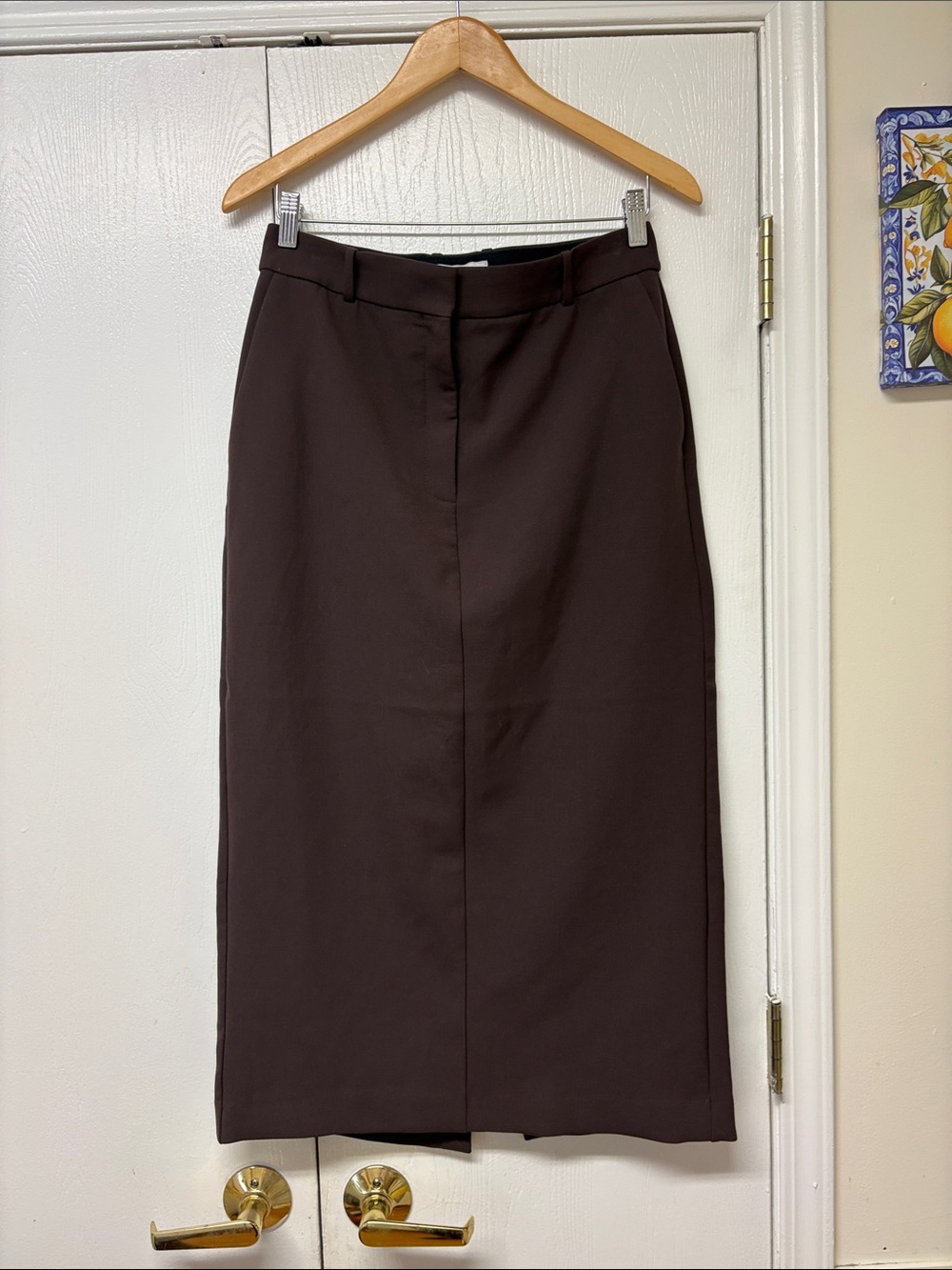 Babaton Women's Brown Pencil Skirt size 8